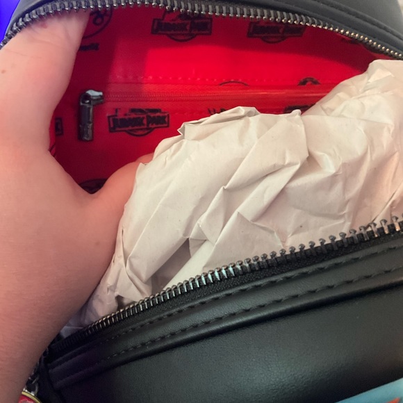 Jurassic Park Loungefly Backpack & Wallet Set - Picture 9 of 14